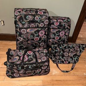 4-Piece Vera Bradley Luggage Set